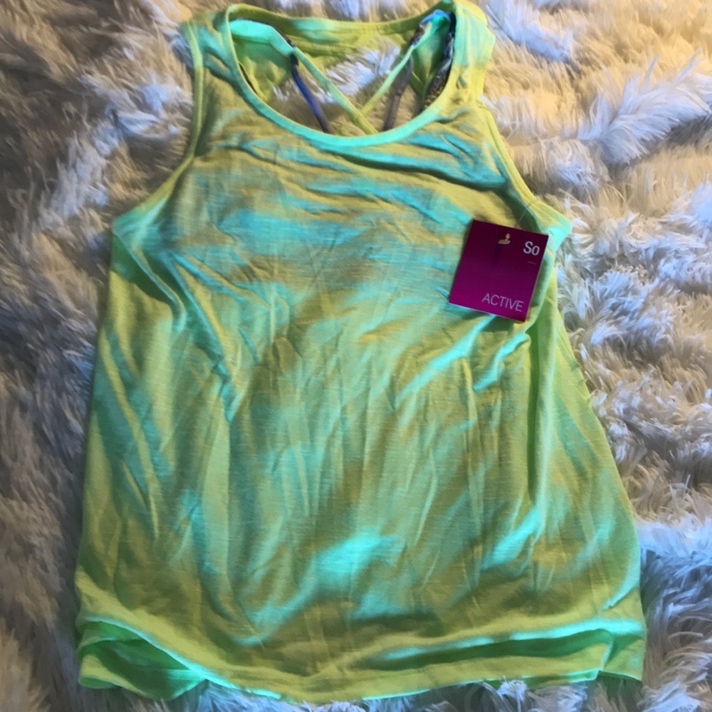 NWT SO Active Wear Tank Top